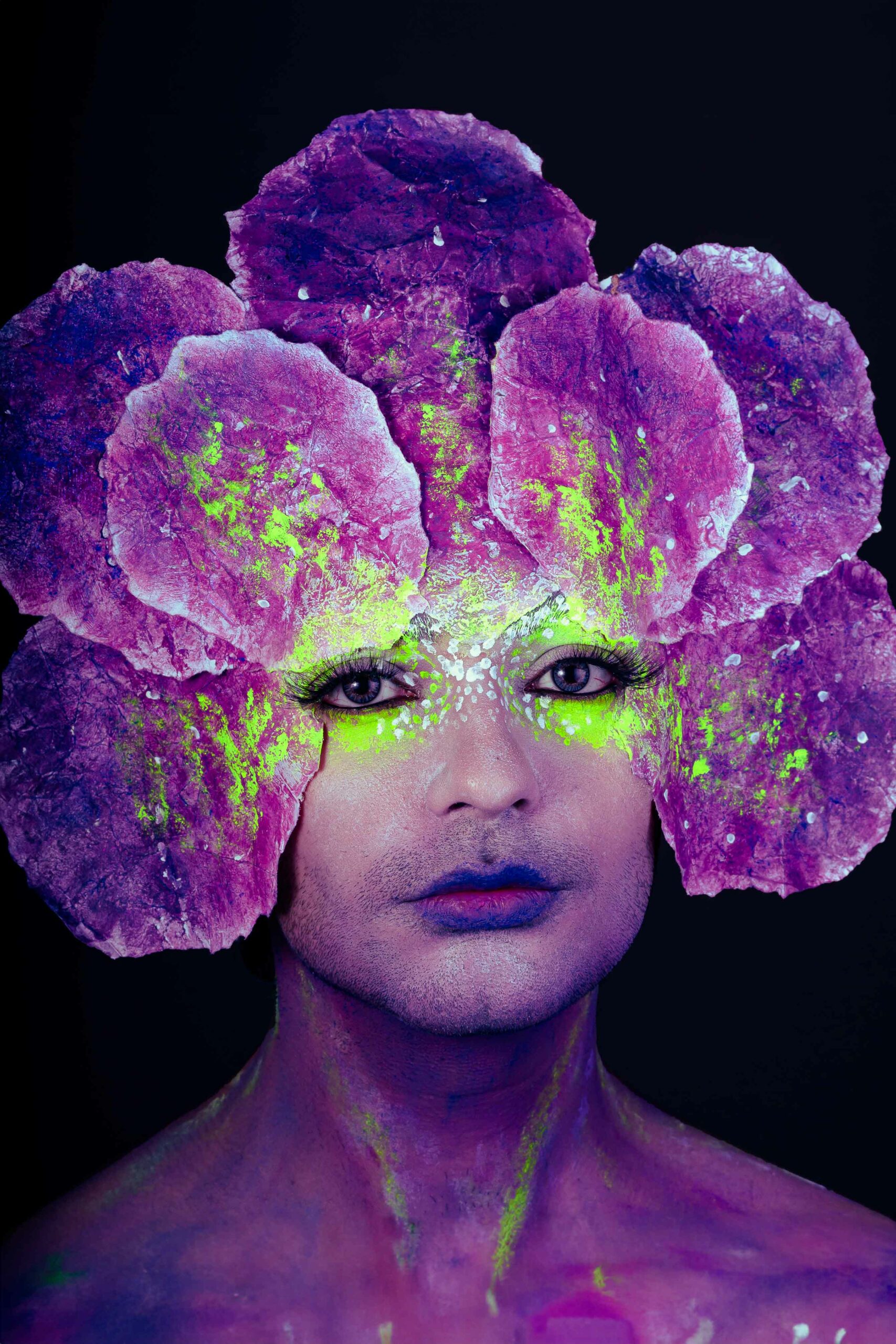 Creative makeup photoshoot